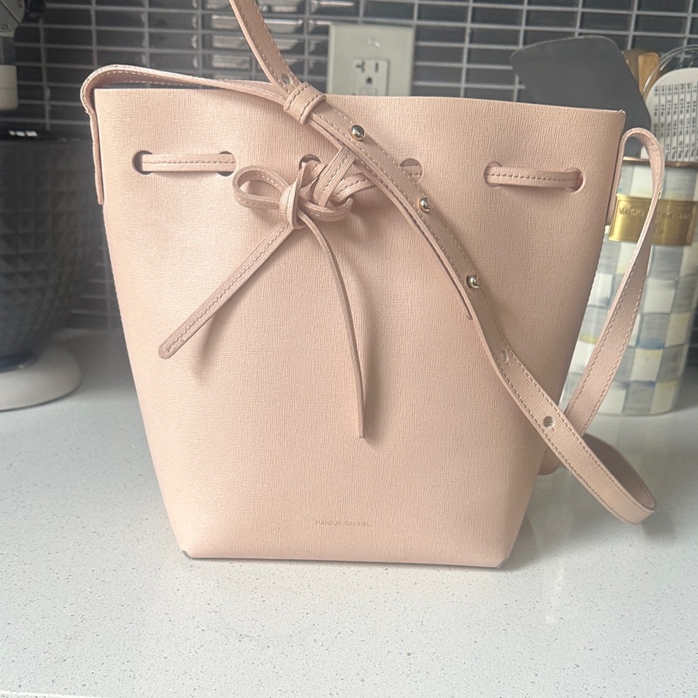 Mansur Gavriel Light Pink Crossbody Bag